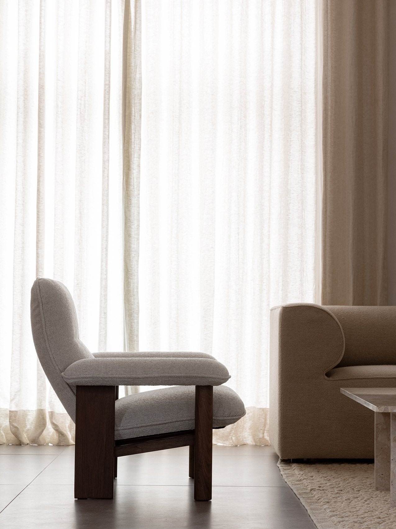 Brasilia Lounge Chair. Textile