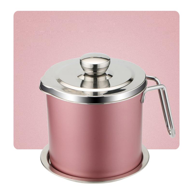 Stainless Steel Oil Strainer Storage Can