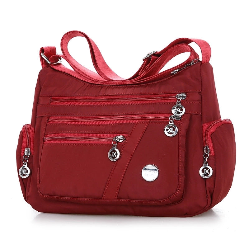 Women's Medium All Seasons Nylon Basic Shoulder Bag