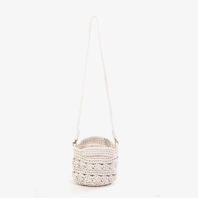 Women's Small All Seasons Polyester Solid Color Cute Magnetic Buckle Bucket Bag