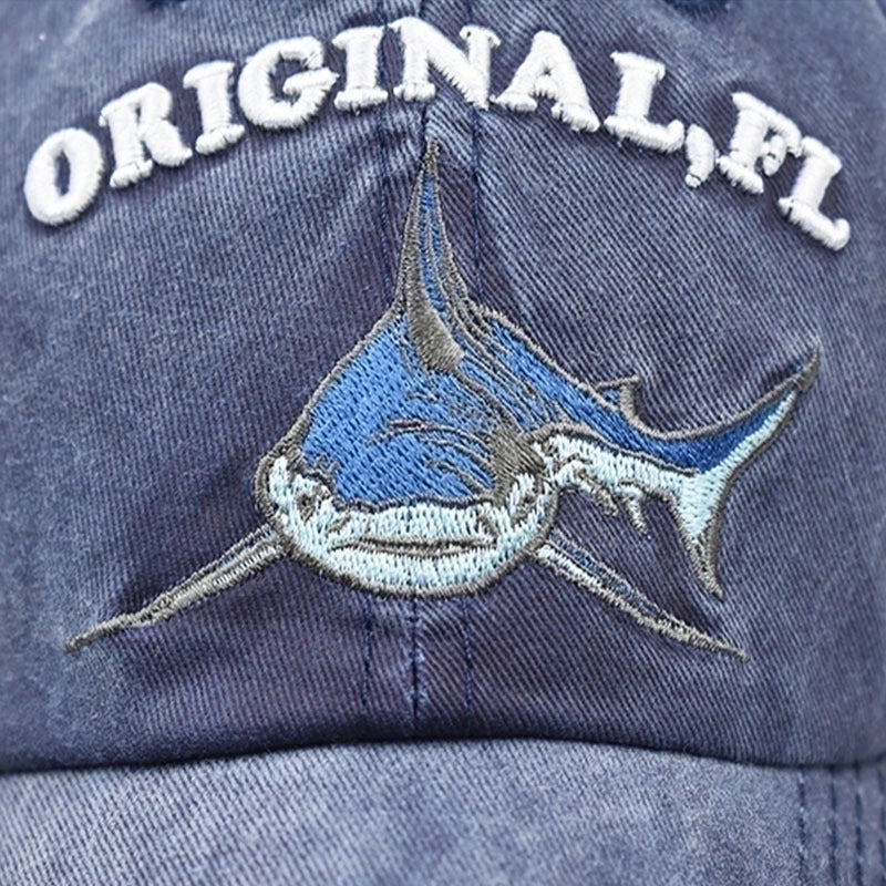 Unisex Vacation Cartoon Embroidery Curved Eaves Baseball Cap