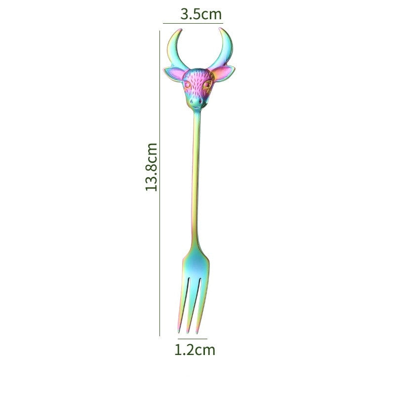 Casual Animal 304 Stainless Steel Spoon 1 Piece