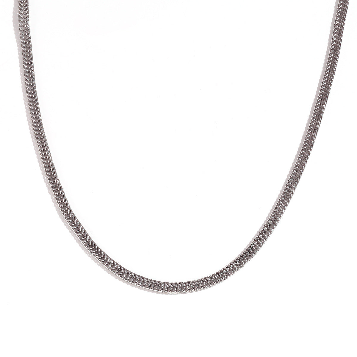 Minimalist Stripe Geometric Stainless Steel Electroplating Necklaces