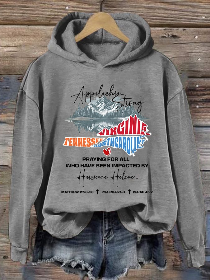 Women's Hurricane Helen Disaster Relief Printed Sweatshirt