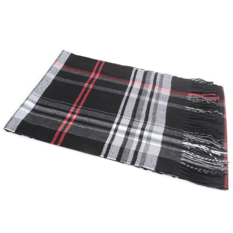 Autumn And Winter New Business Casual Men's Scarf Cashmere Striped Student Scarf Unisex Gift