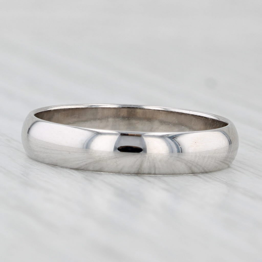 White Gold Wedding Band 14k Size 8.75 Ring