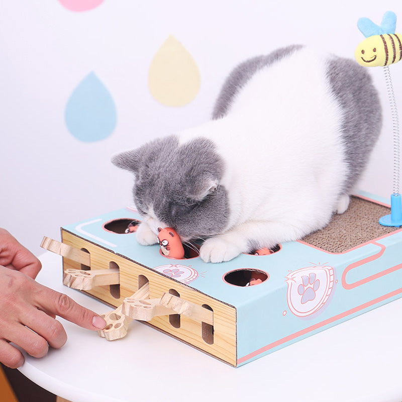 Interactive Hit Hamster Cat Toy