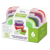 Collapsible Silicone Food Storage Containers (3 Pcs)