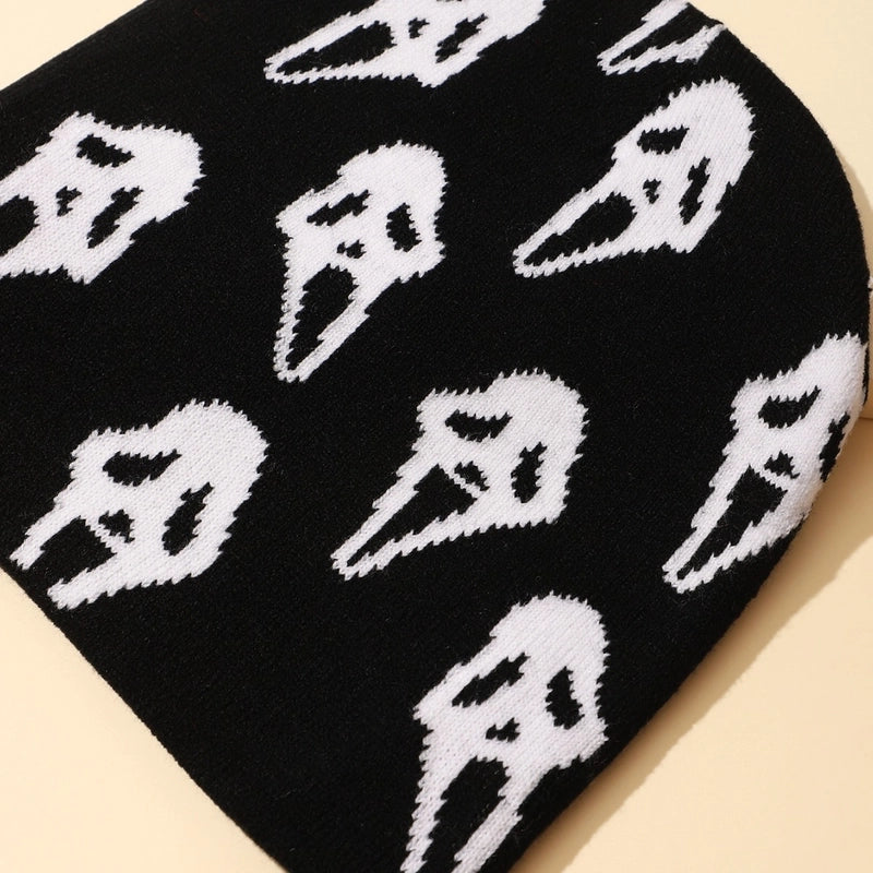 Unisex Hip-Hop Retro Funny Grimace Eaveless Wool Cap