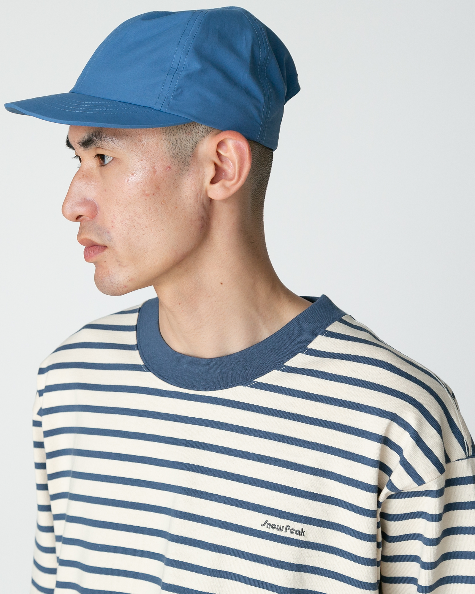 Heavy Cotton Border Long Sleeve T-Shirt