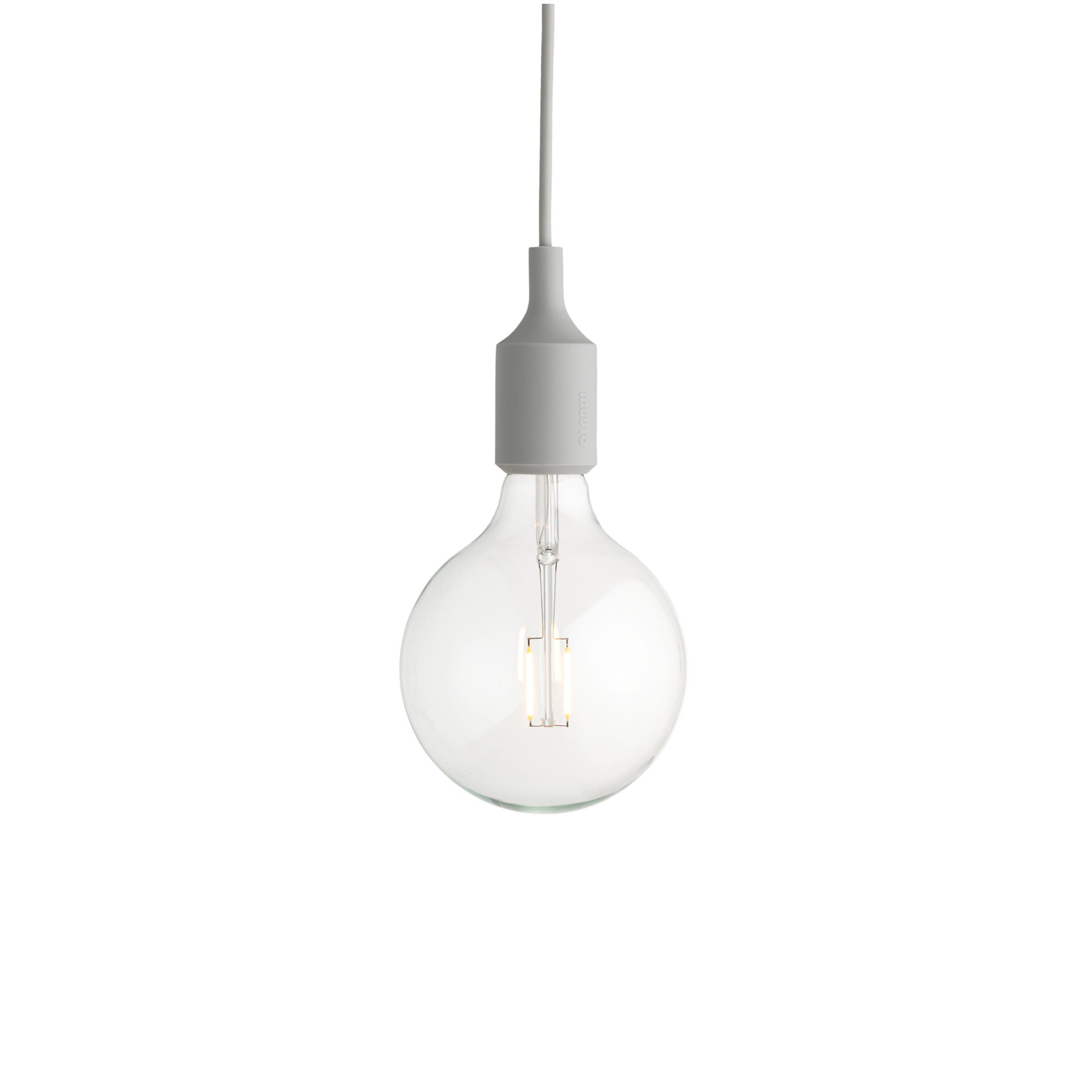 Muuto E27 pendant lamp. light grey