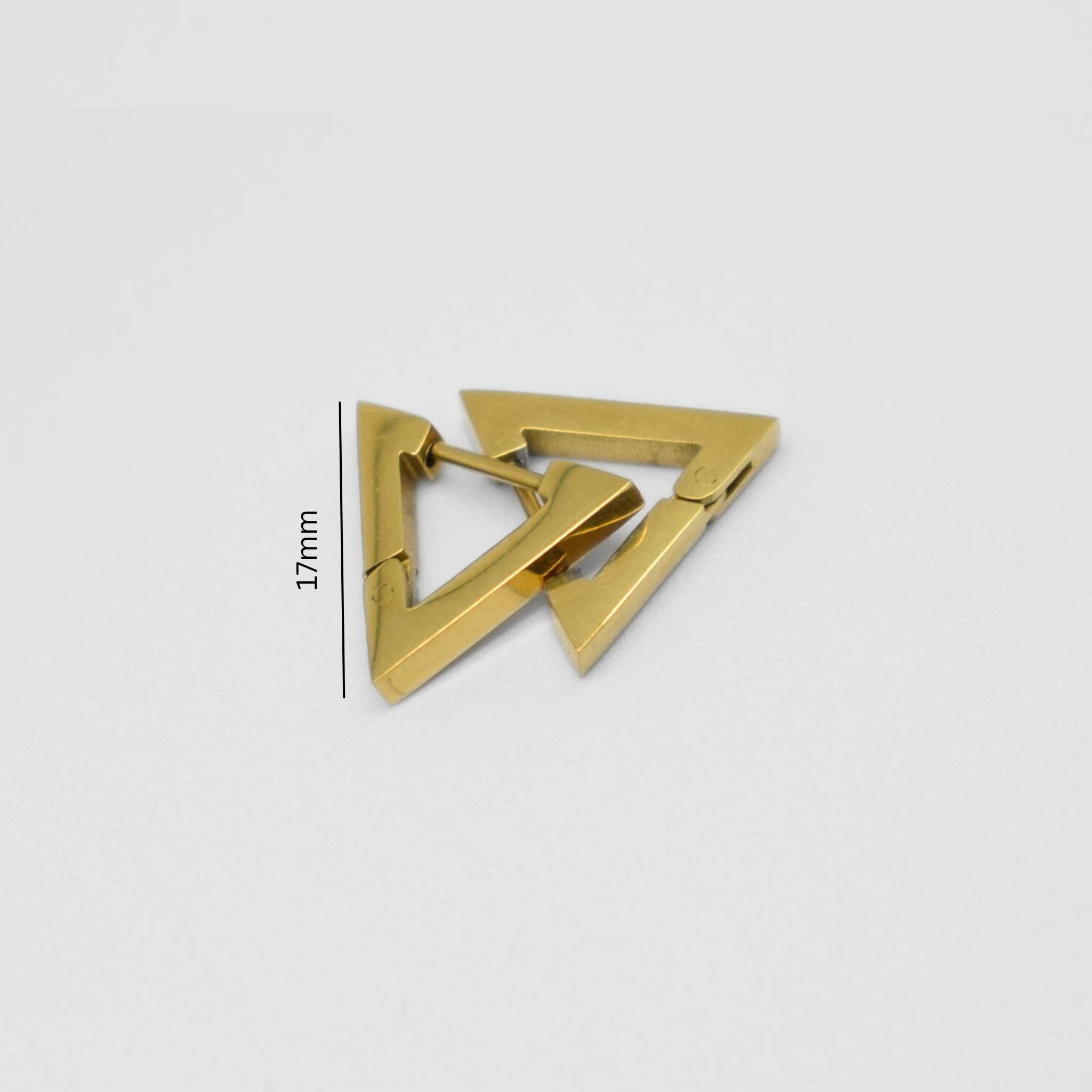 Triangle hoops - Gold