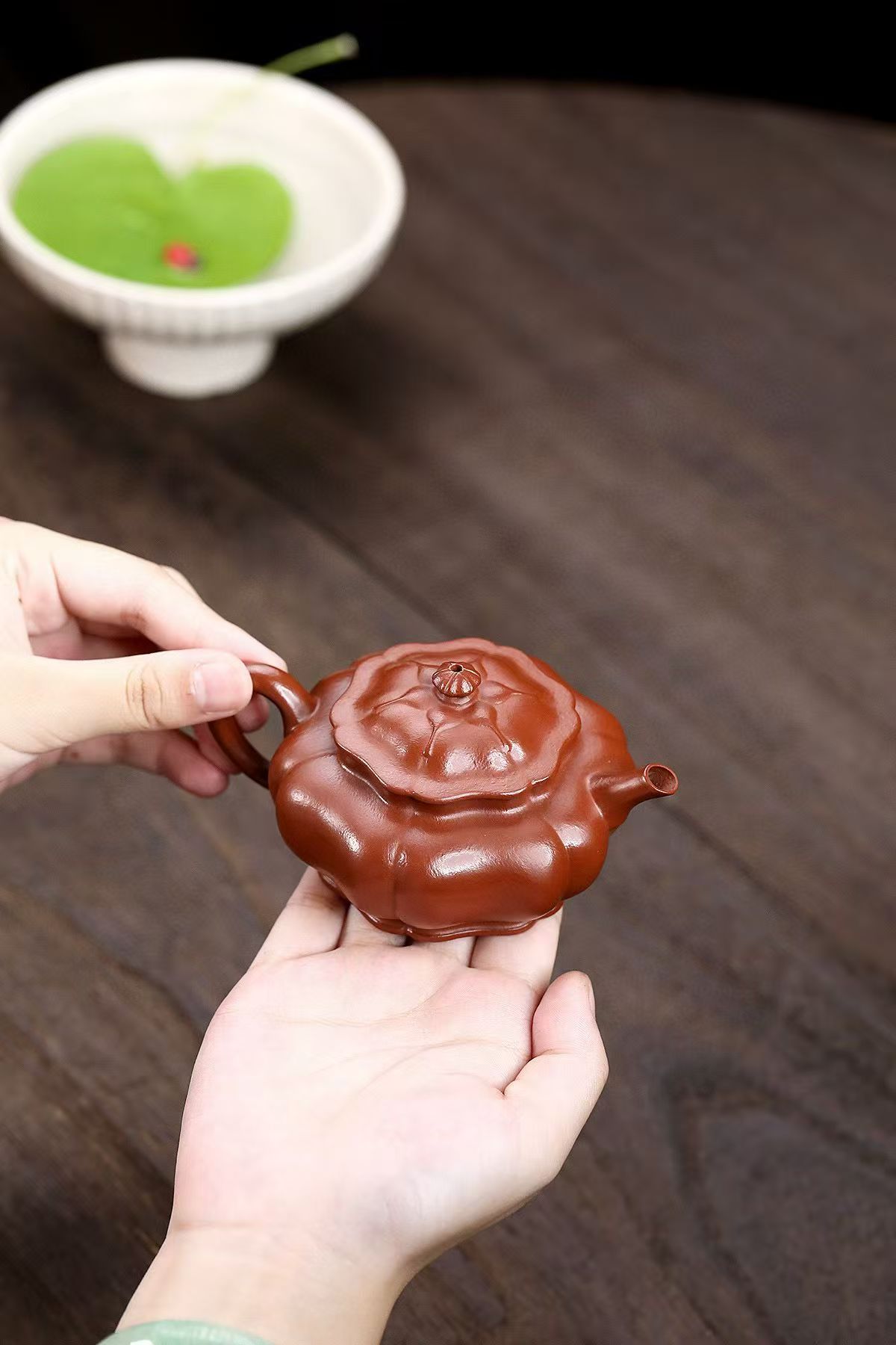 Yixing purple clay teapot from China