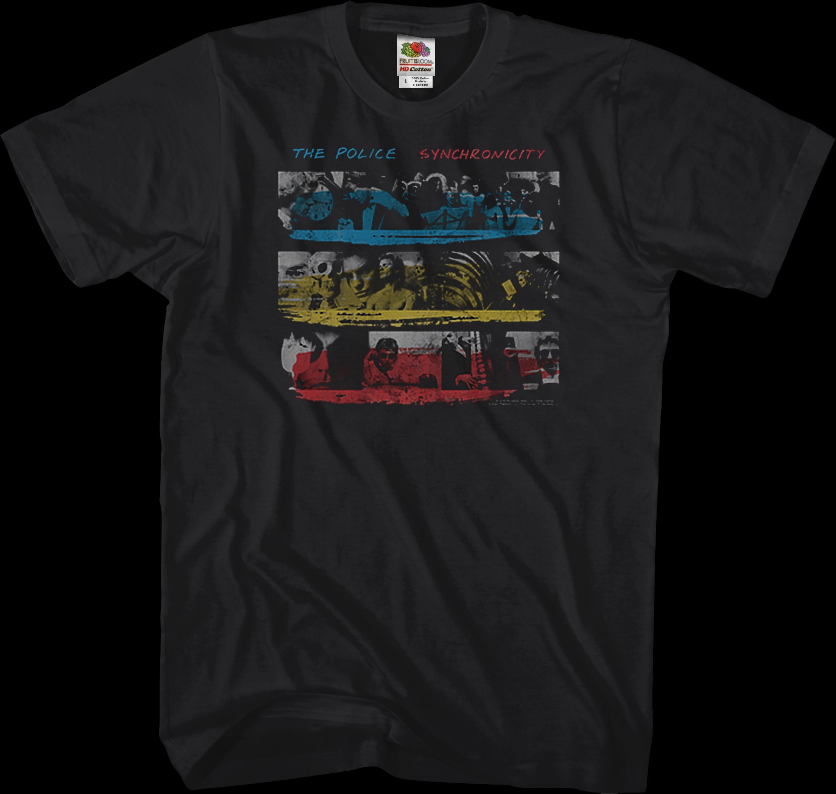 Synchronicity Album Cover The Police T-Shirt