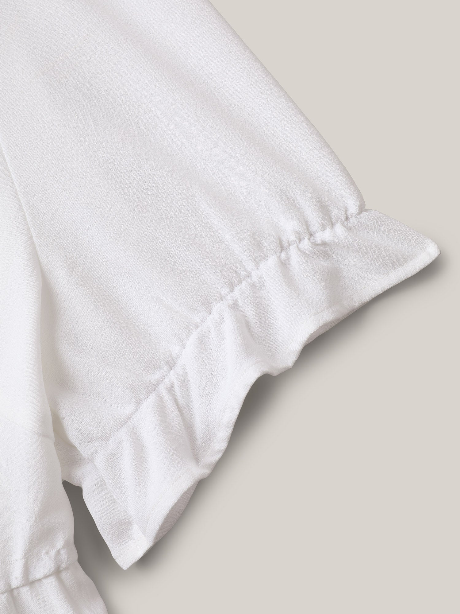 Contrast Webbing Shell Detail Blouse