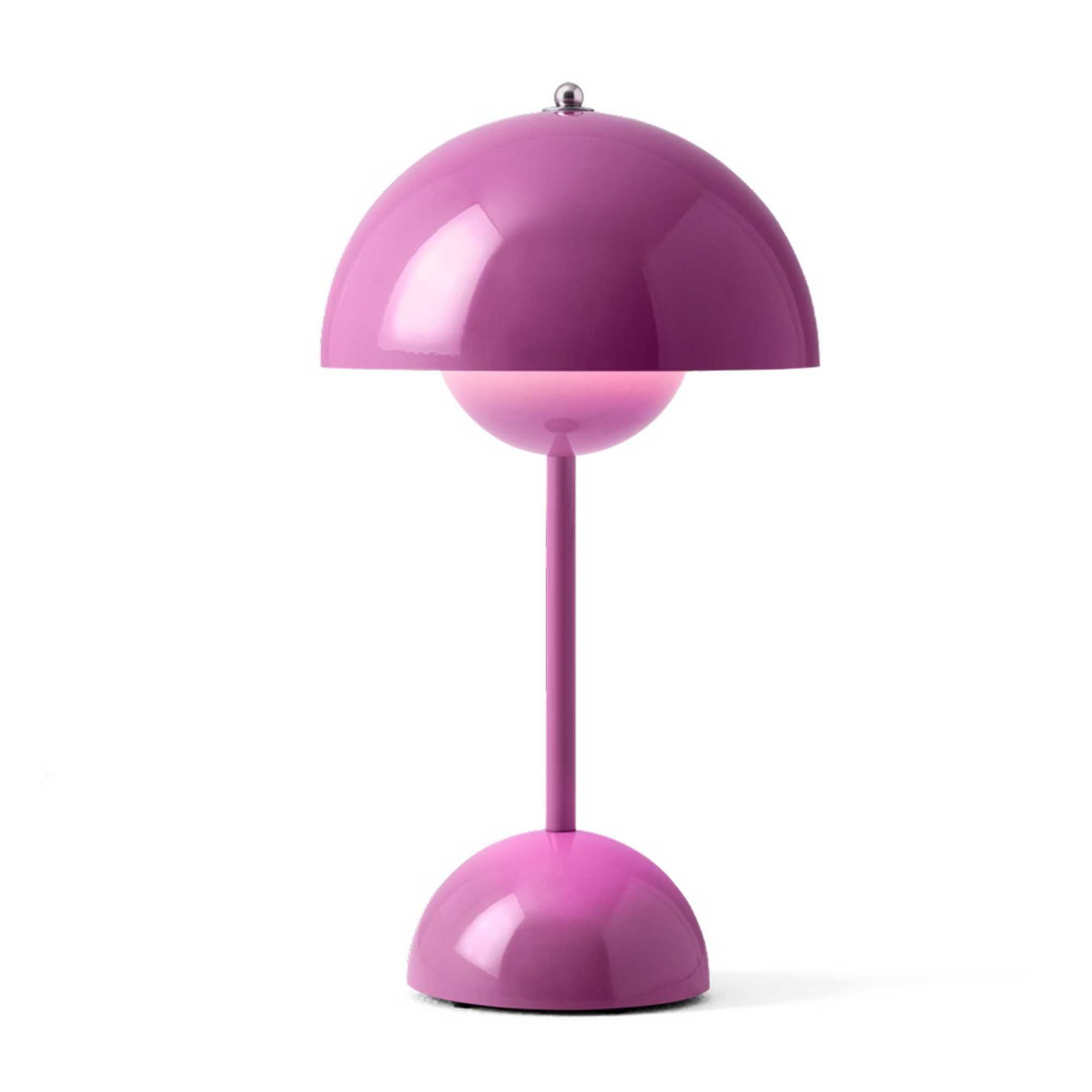 Flowerpot VP9 portable table lamp. Tangy Pink