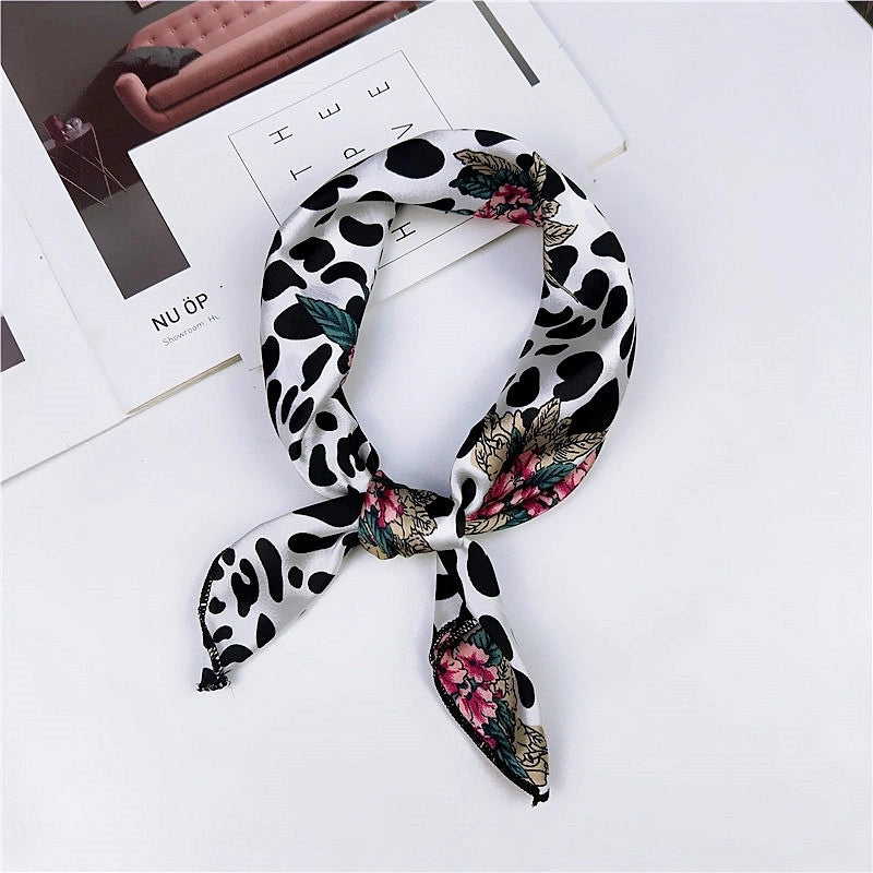 New Spring And Autumn Summer Small Silk Scarf Small Square Towel Women's Professional Variety Decorative Printed Scarf Scarf