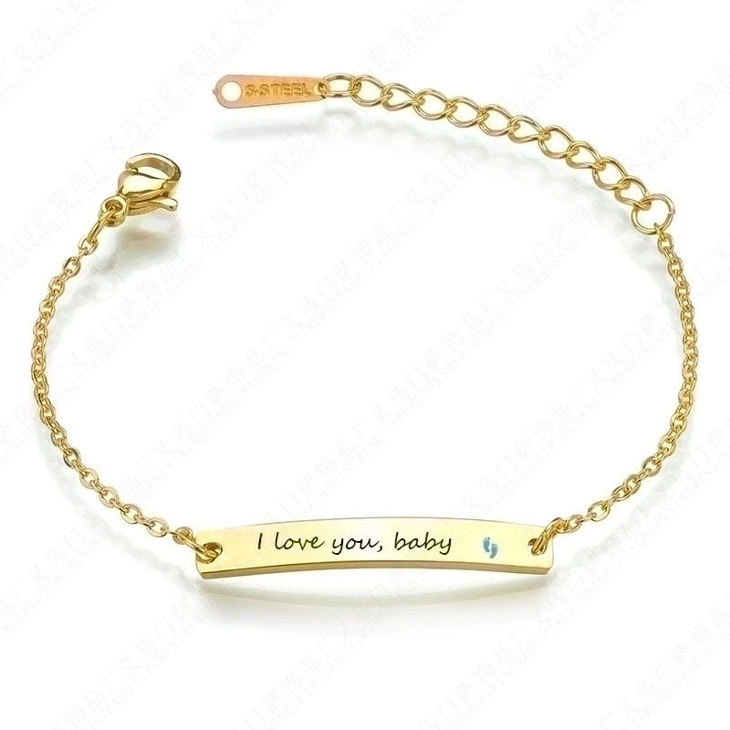 Fashion 304 Stainless Steel No Inlaid Stainless Steel Bracelets In Bulk