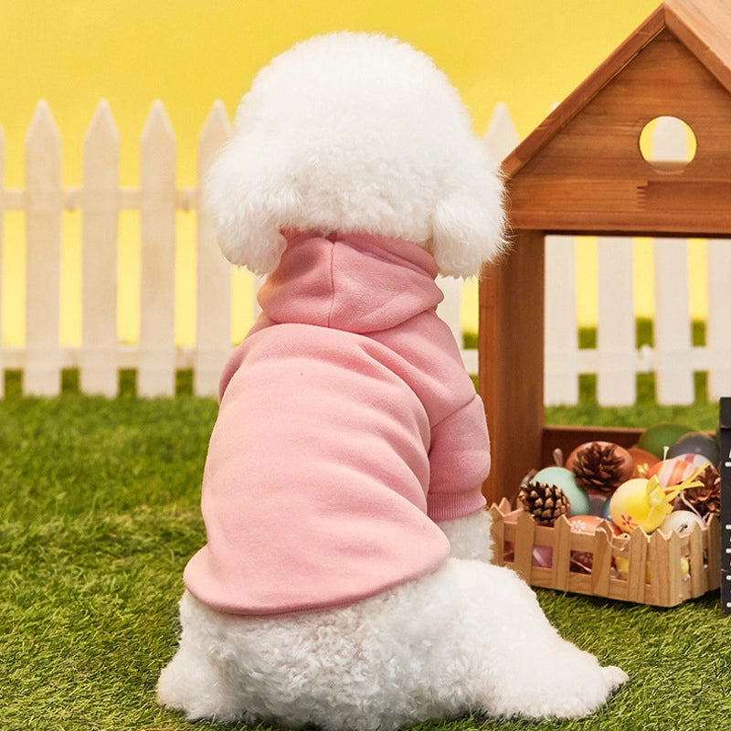 Casual Polyester Solid Color Pet Clothing