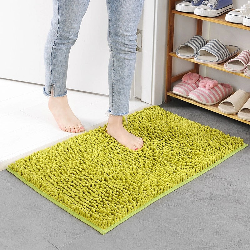 Floor Mats Chenille Floor Mats Bedroom Kitchen Living Room Carpet Bathroom Door Absorbent Anti-Slip Floor Mats Foot Mats