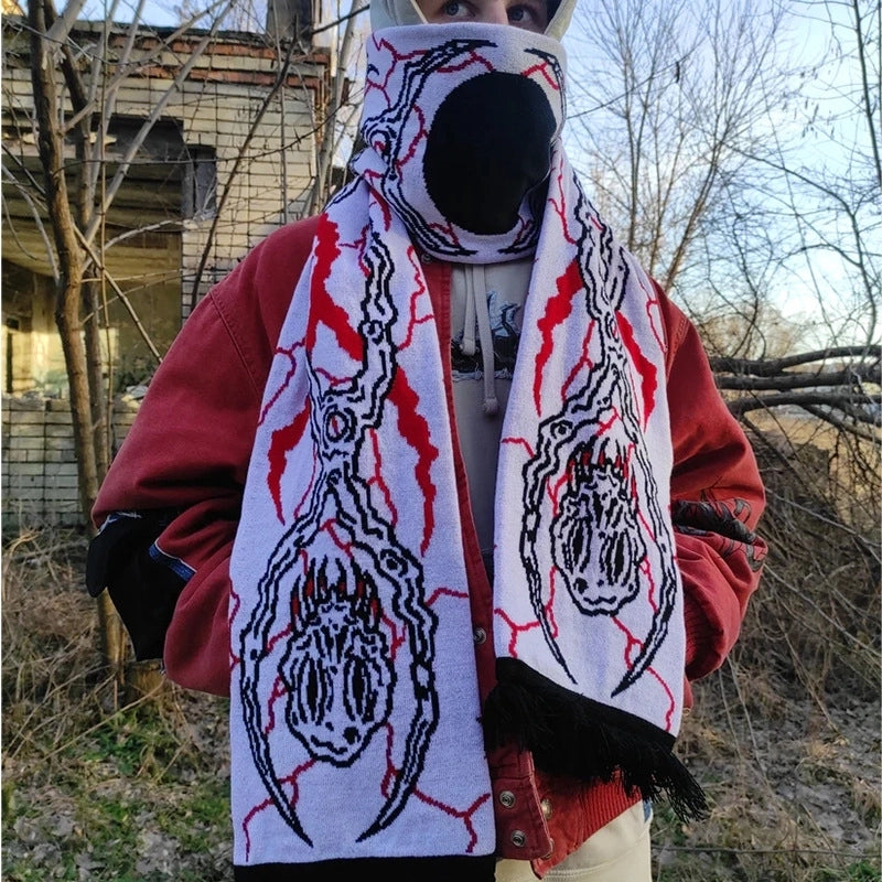 Women's Modern Style Printing Polyester Scarf