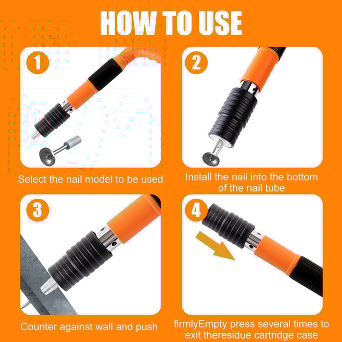 🔥 LAST DAY SALE 49% OFF 🔥 Woodworking and Decoration Integrated Nail shooter