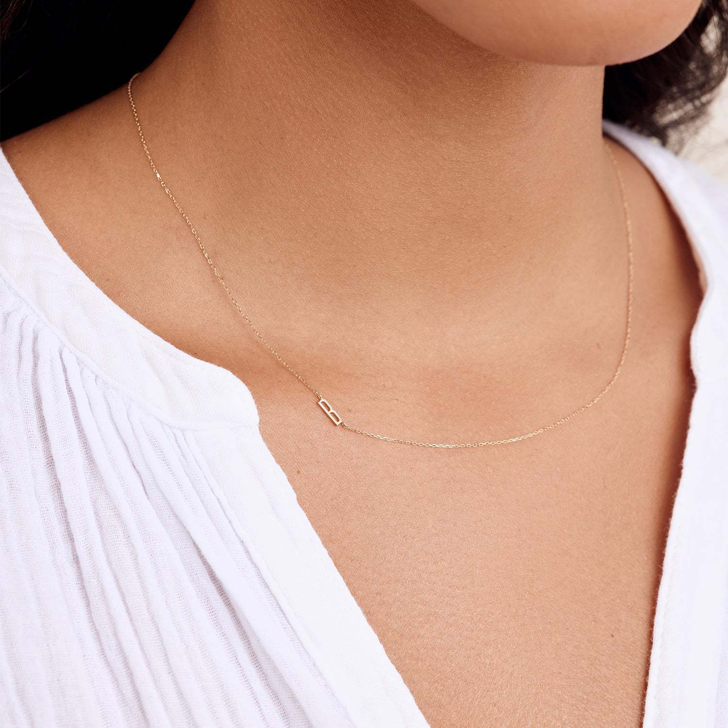Minimalist Letter Geometric Titanium Steel Electroplating Necklaces