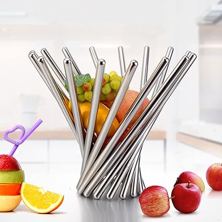 Stainless Steel Fruit Basket . Foldable Fruits Basket