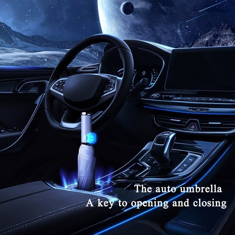 🔥Free shipping🔥Automatic Umbrella Adjustable Rotating Flashlight Umbrella🔥Hot Sale🔥