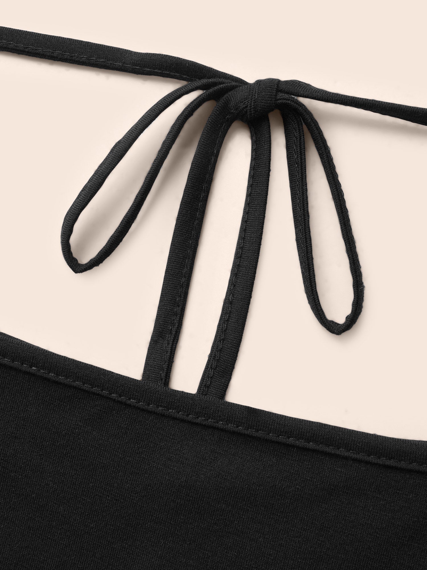 Leopard Print Square Neck Tie Knot Dress