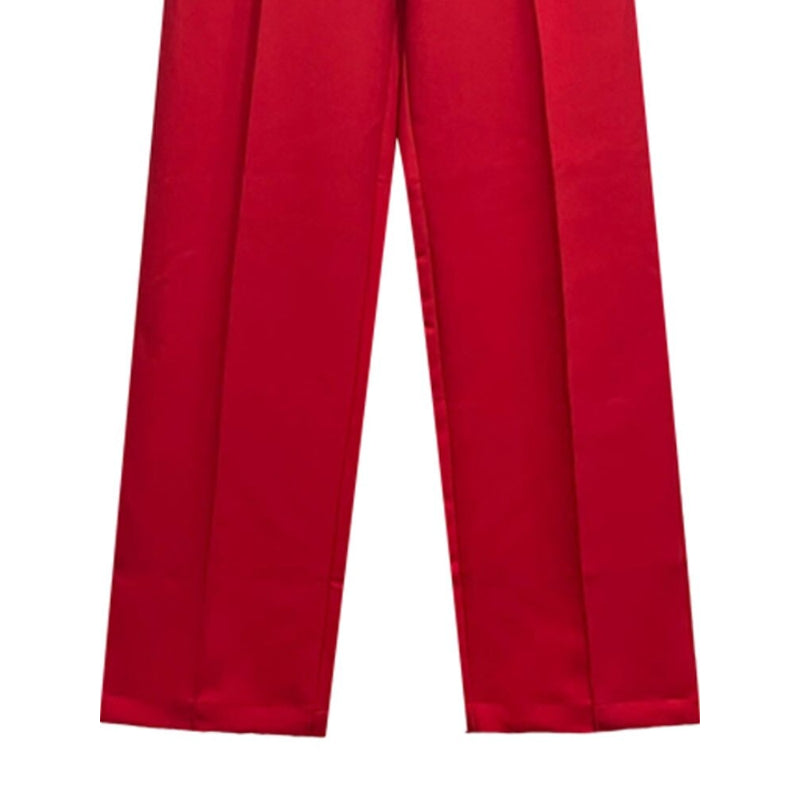 Office Wear High Waist Straight Pants For Women