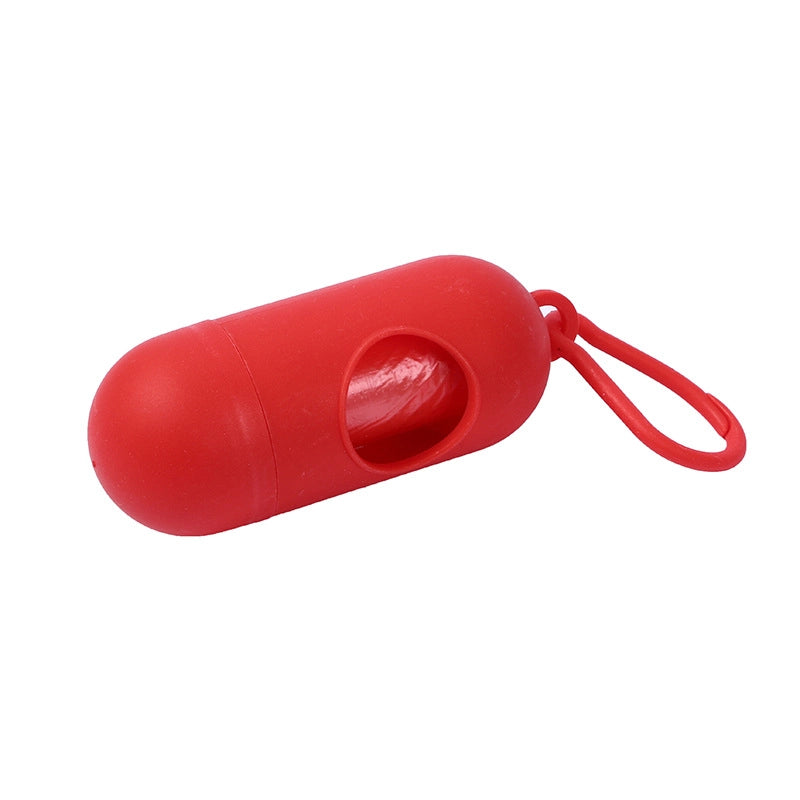 5 Pieces Minimalist Classic Style Plastic Solid Color Pet Garbage Bag