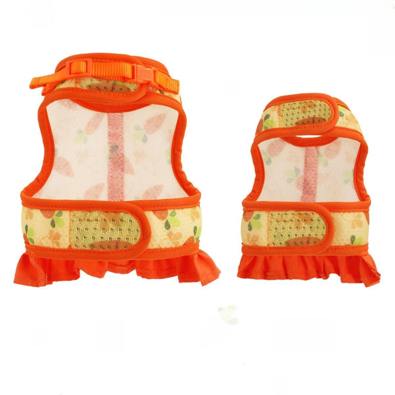 Rabbit Chest Back Dutch Pig Rabbit Rope Small Pet Traction Rope Chest Strap Rabbit Vest Chest Back Set