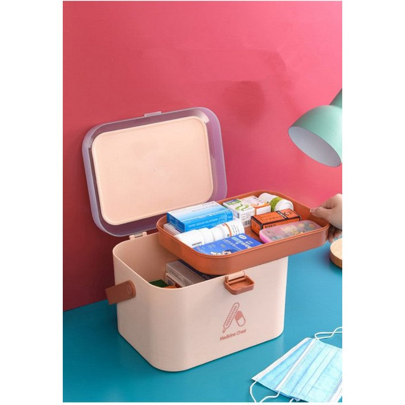 First Aid Kit Multi-Level Medical 1PC Medicine Storage Container - Home Portable Medicine Storage Container