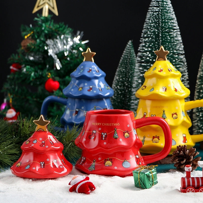 Christmas Vacation Christmas Tree Porcelain Water Bottles 1 Piece