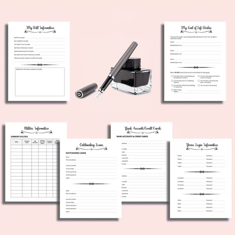 Fuck I'm Dead. End Of Life Planner