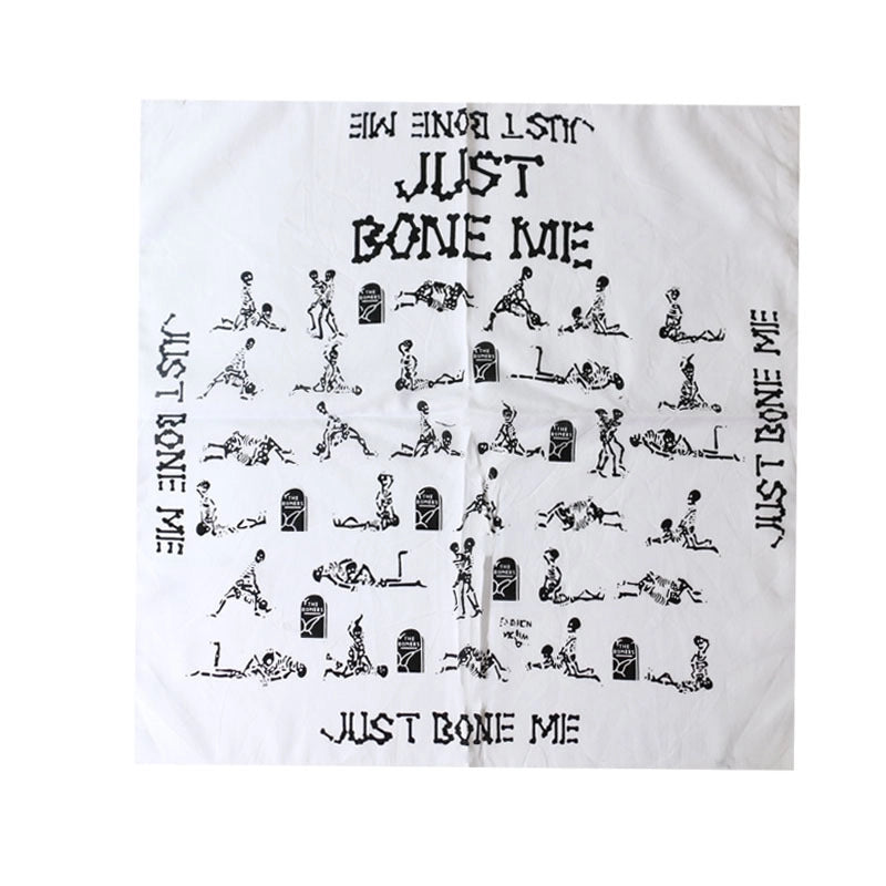 Men'S Hip-Hop Skull Cotton Kerchief