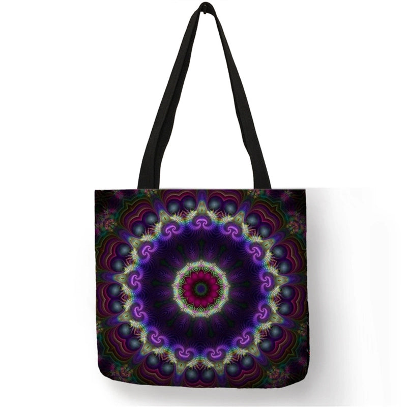 Women's Medium Polyester Geometric Basic Classic Style Square Open Shoulder Bag