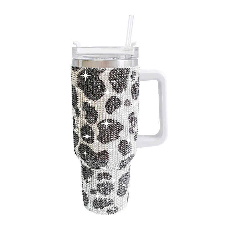 Retro Solid Color Leopard 201 Stainless Steel 304 Stainless Steel Water Bottles 1 Piece