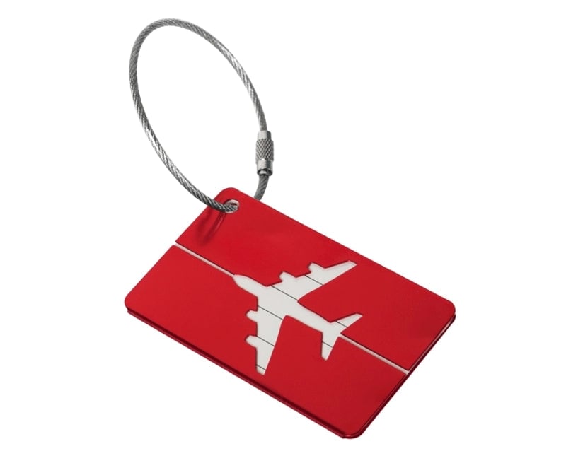 Aluminum Alloy Luggage Tag Boarding Metal Luggage Aircraft Shipping Elevator Tag Spot Factory