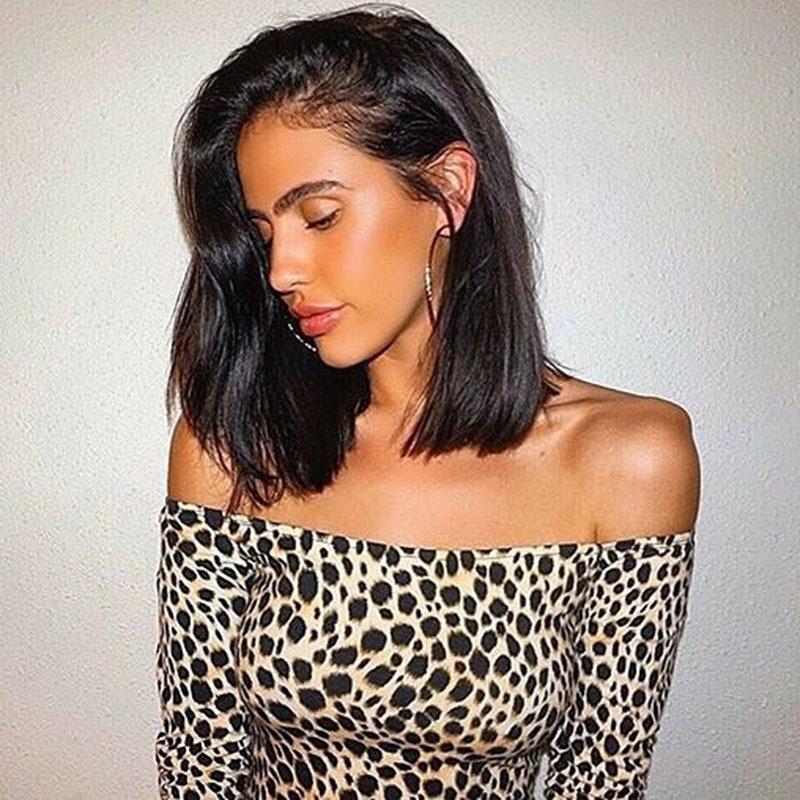 Wide Shoulder Leopard Top