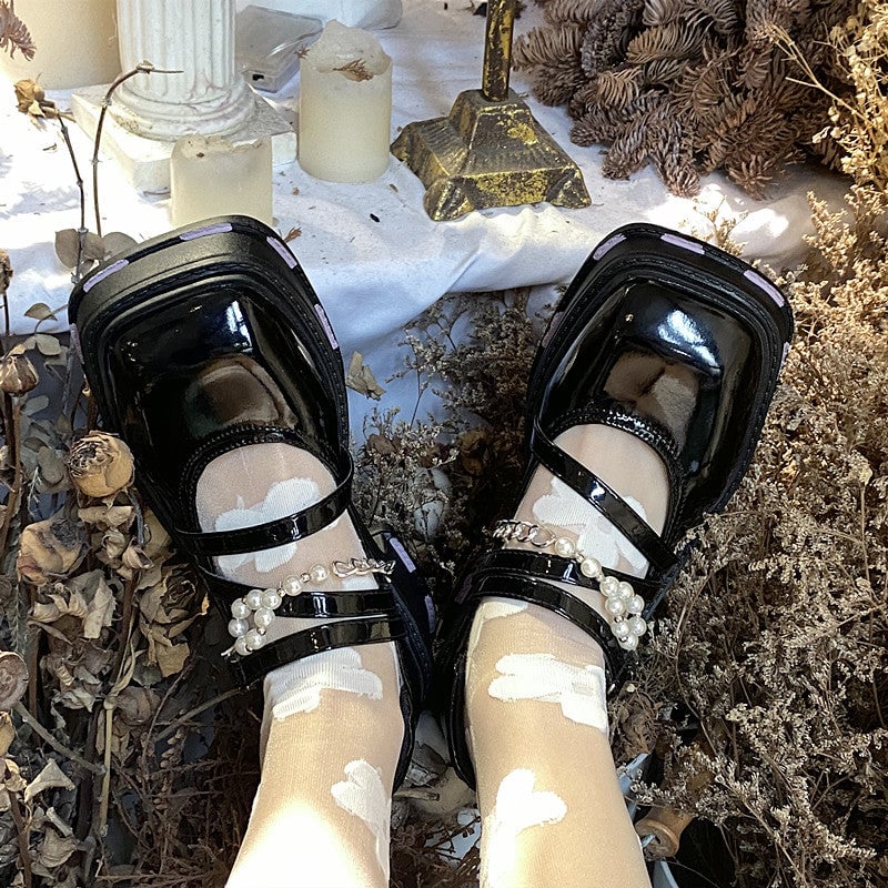 DARK MARY JANE SHOES