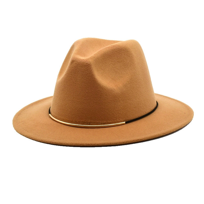 Men's Jazz Hat British Harajuku Style Retro Top Hat Women's Trendy Women's Woolen Hat