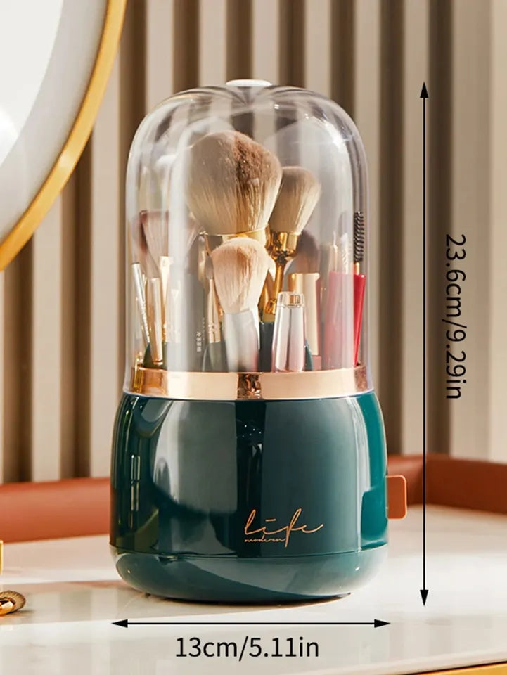 LUXOR ROTATING MAKEUP BRUSH ORGANIZER