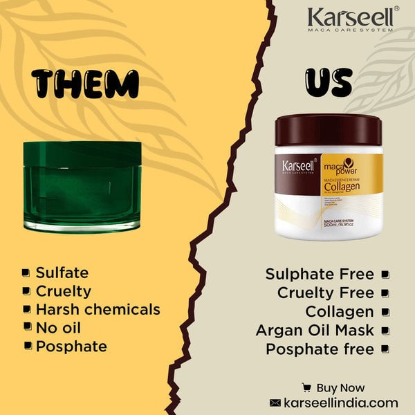 48% OFF Karseell Maca Power Collagen Hair Mask