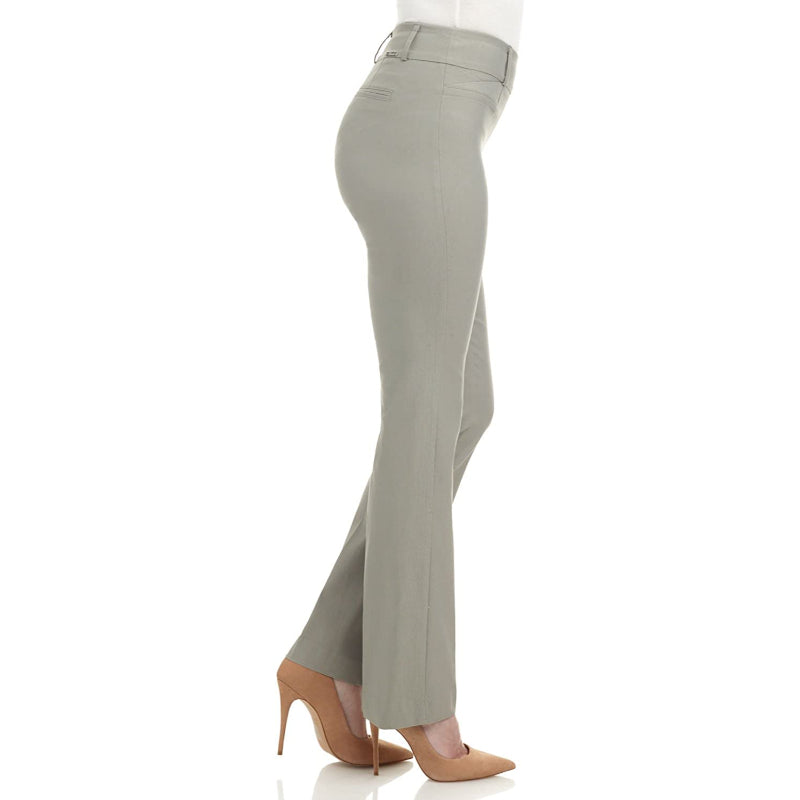 Women's Solid Ease In To Comfort Fit Bootcut Stretch Pant