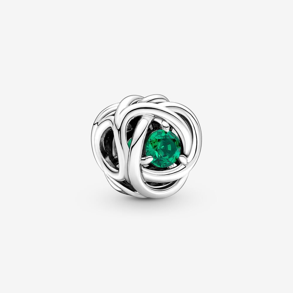 Green Eternity Circle Pandora Charm