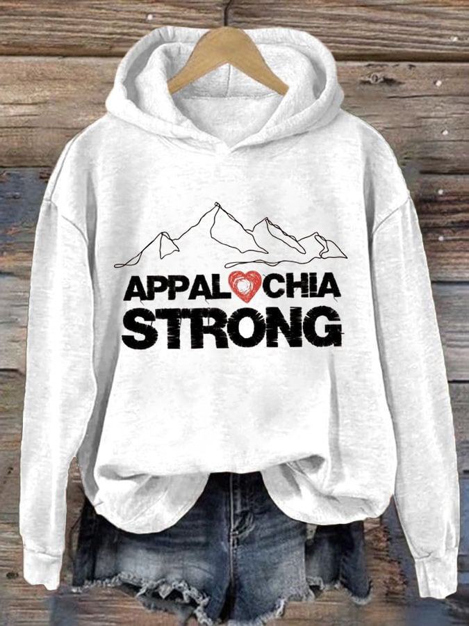 Women's Appalachia Strong Print Casual Sweatshirt