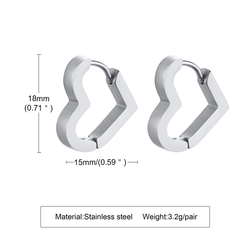 1 Pair Minimalist Geometric Plating 201 Stainless Steel Gold Plated Hoop Earrings
