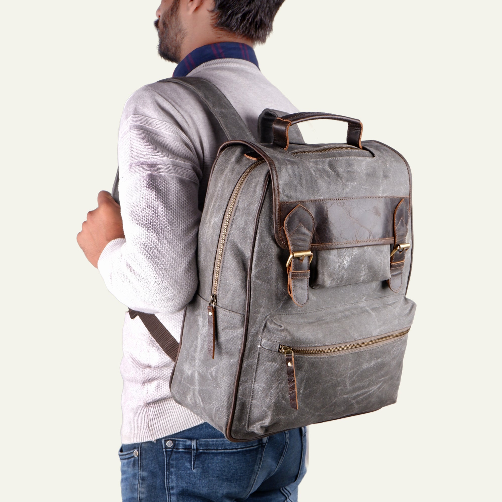 Cooper Waxed Canvas Backpack